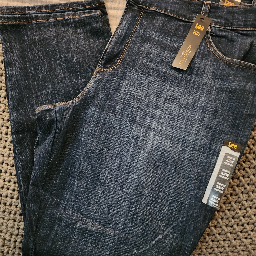 Lee Plus Size Dark Wash Jeans